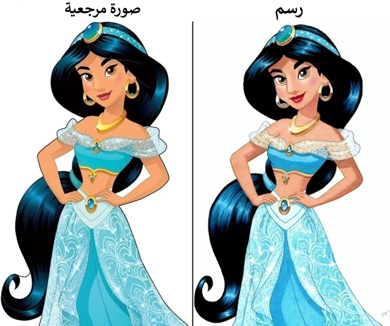 اختيار ألوان الأقلام للرسم بالجرافيت