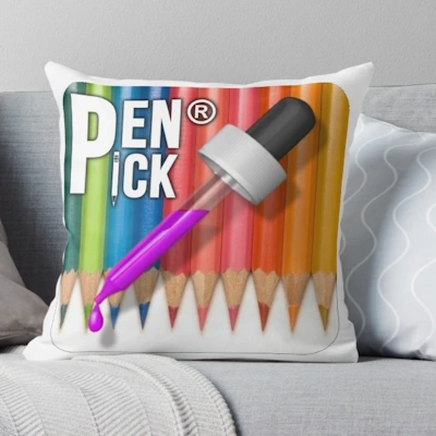 منتج وسادة بتصميم شعار PenPick