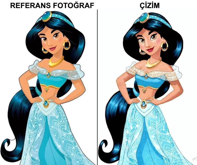 renkli kalem seçici grafik çizim